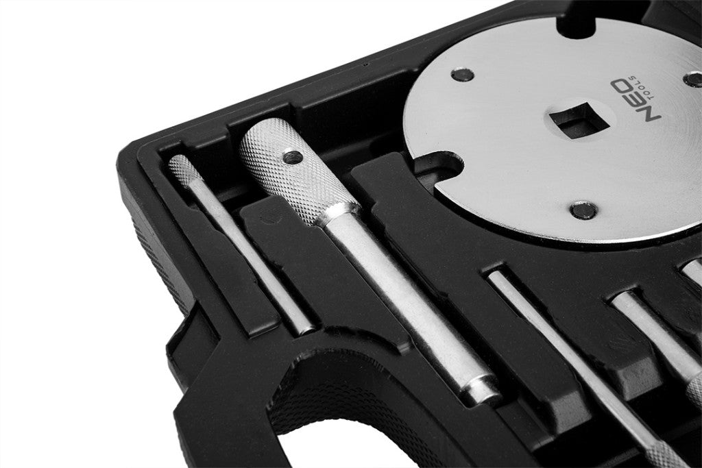 NEO TOOLS Vezérműtengely blokkoló készlet, Ford/Citroen/Fiat/Jaguar/Land Rover/LDV/Peugeot dízelmotorokhoz 11-334