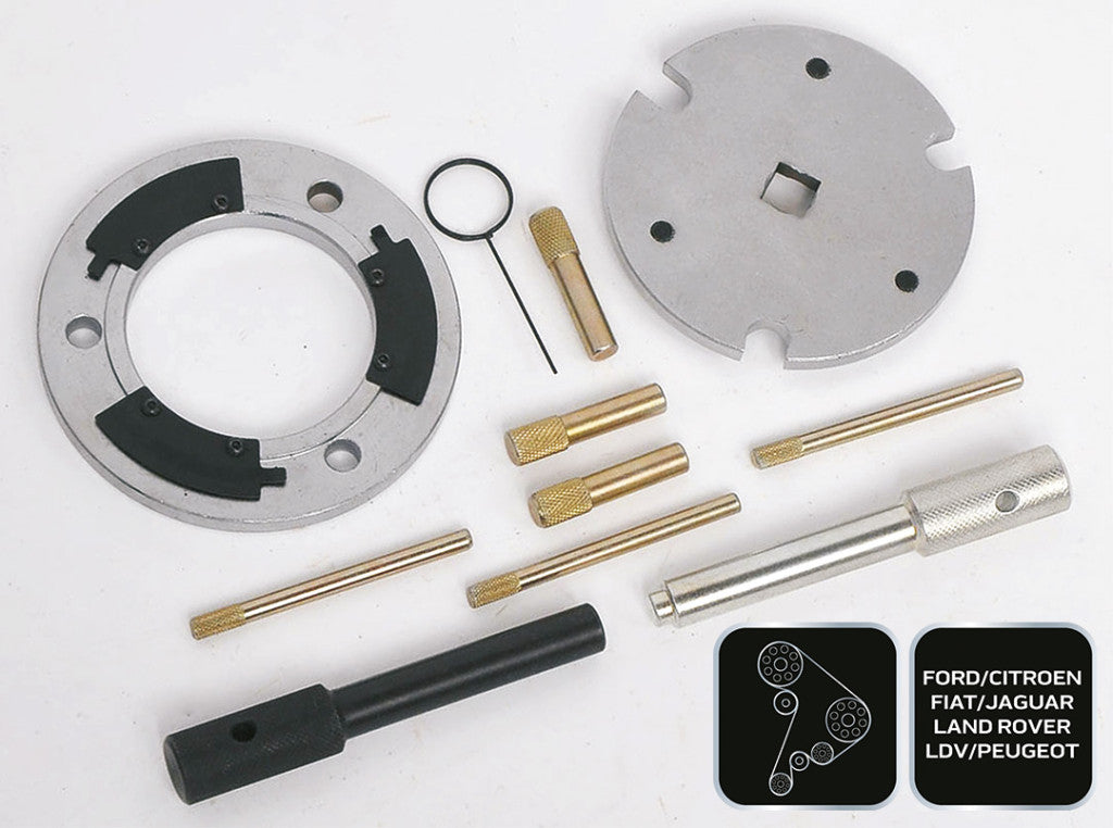 NEO TOOLS Vezérműtengely blokkoló készlet, Ford/Citroen/Fiat/Jaguar/Land Rover/LDV/Peugeot dízelmotorokhoz 11-334