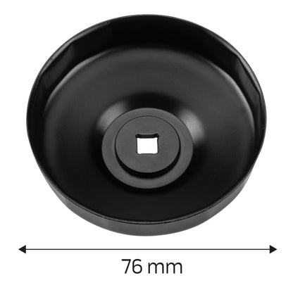 NEO TOOLS Olajszűrő kulcs 76mm, 12 pontos, 3/8" kulcsnyílással 11-360