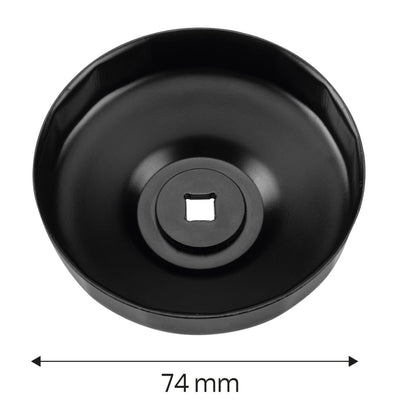 NEO TOOLS Olajszűrő kulcs 74mm, 15 pontos, 3/8" kulcsnyílással 11-365