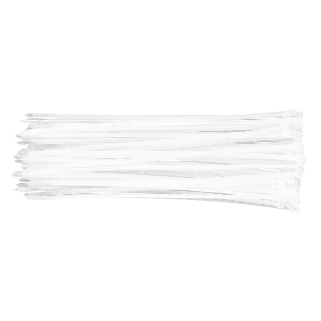 NEO TOOLS KÁBELKÖTEGELŐ, gyorskötöző, 4,8mm x 300mm, fehér, 75db 01-609