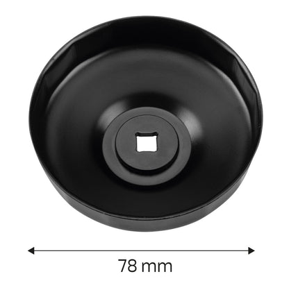 NEO TOOLS Olajszűrő kulcs 78mm, 15 pontos, 3/8" kulcsnyílással 11-366