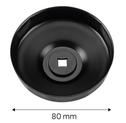 NEO TOOLS Olajszűrő kulcs 80mm, 15 pontos, 3/8" kulcsnyílással 11-367
