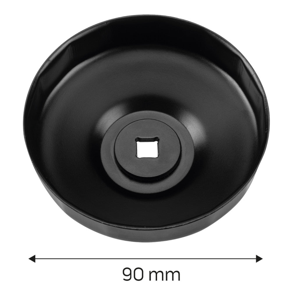 NEO TOOLS Olajszűrő kulcs 90mm, 15 pontos, 3/8" kulcsnyílással 11-368