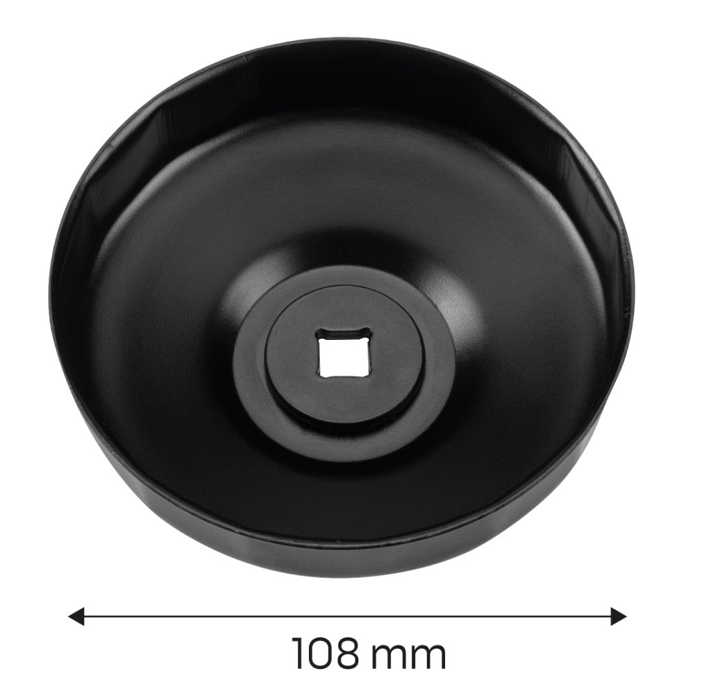 NEO TOOLS Olajszűrő kulcs 108mm, 15 pontos, 3/8" kulcsnyílással 11-370