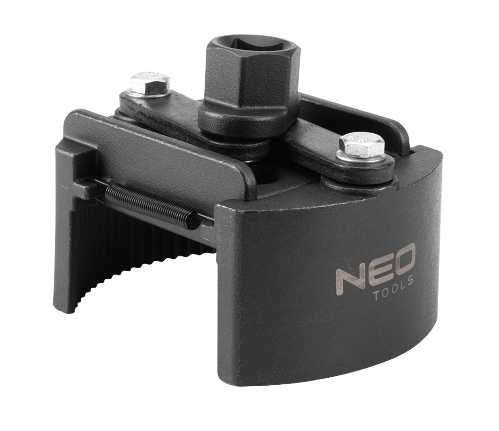 NEO TOOLS Olajszűrő kulcs, önbeálló 80-115mm, 1/2" kulcsnyílással 11-380