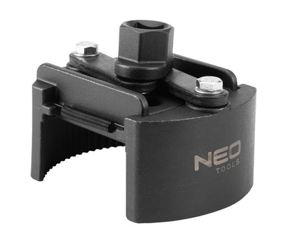 NEO TOOLS Olajszűrő kulcs, önbeálló 80-115mm, 1/2" kulcsnyílással 11-380