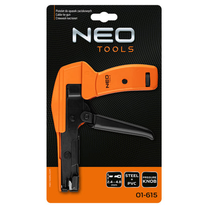 NEO TOOLS Kábelkötegelő pisztoly, 50-350mm kábelkötegelőkhöz, 8,8mm szélességig 01-615