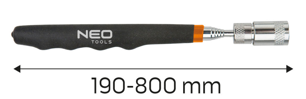 NEO TOOLS Mágneses CSAVARKISZEDŐ TELESZKÓPOS 190-810mm, 3.5KG LÁMPÁVAL 11-611