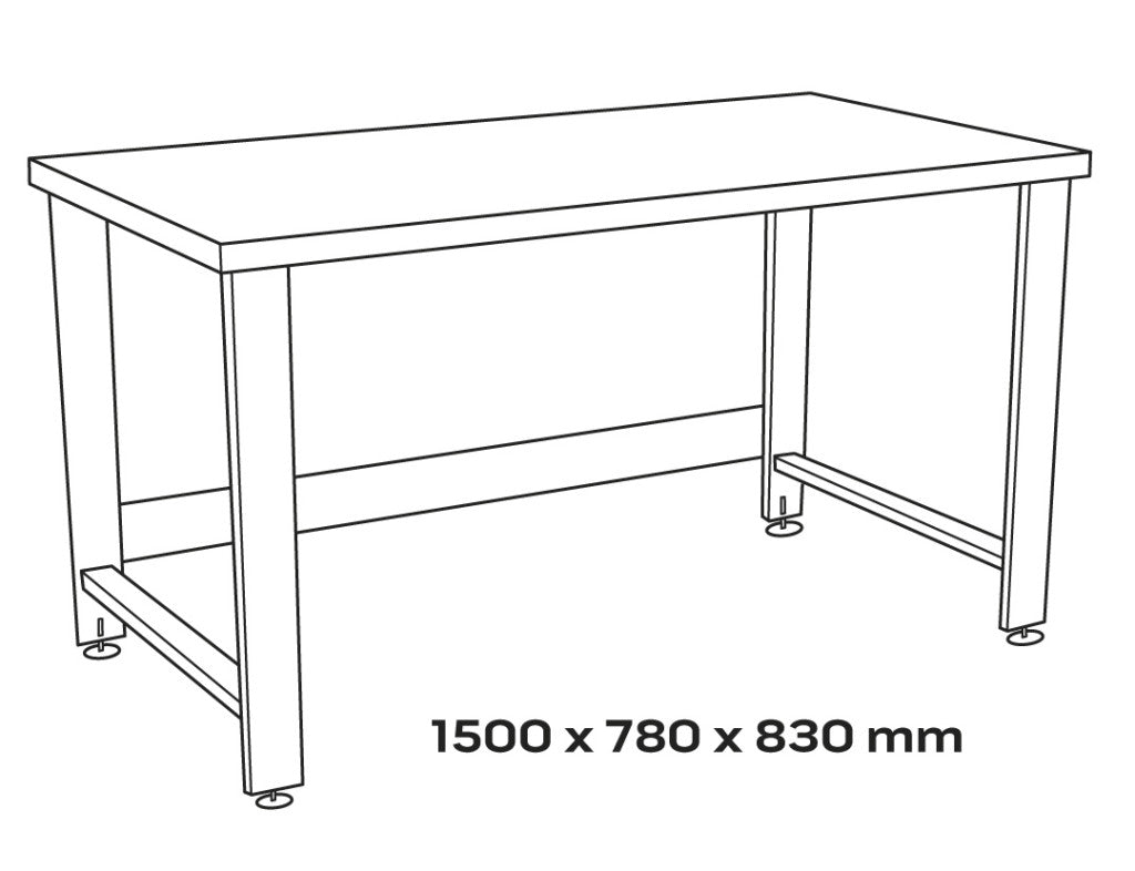 NEO TOOLS Állítható munkapad: 1500x780x830, munkaasztal 11-716