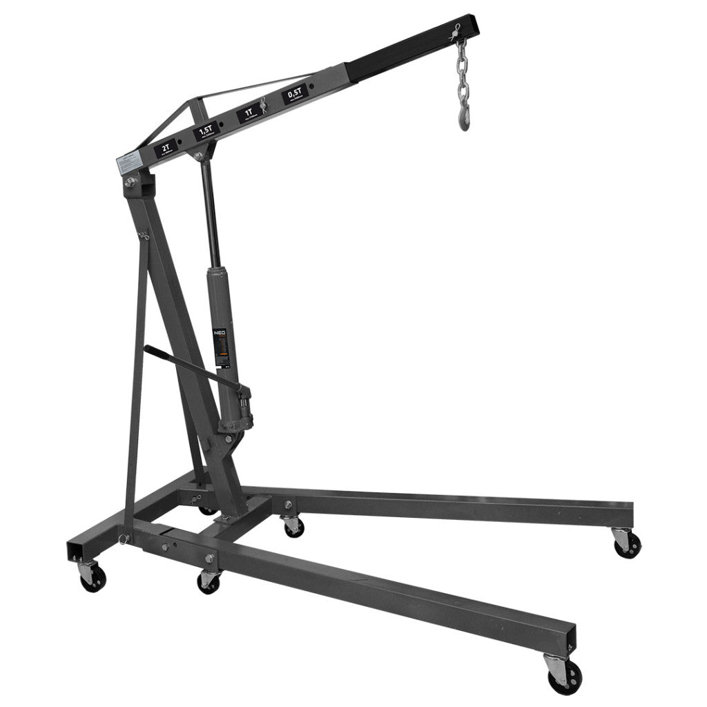 NEO TOOLS Műhelydaru, motorkiemelő zsiráf 2T, 25-2382mm 11-720