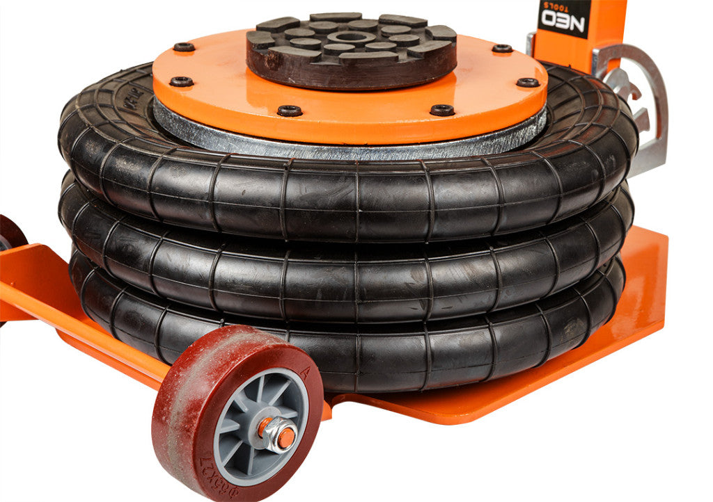 NEO TOOLS Pneumatikus légpárnás emelő, 3T, 145-420mm 11-737