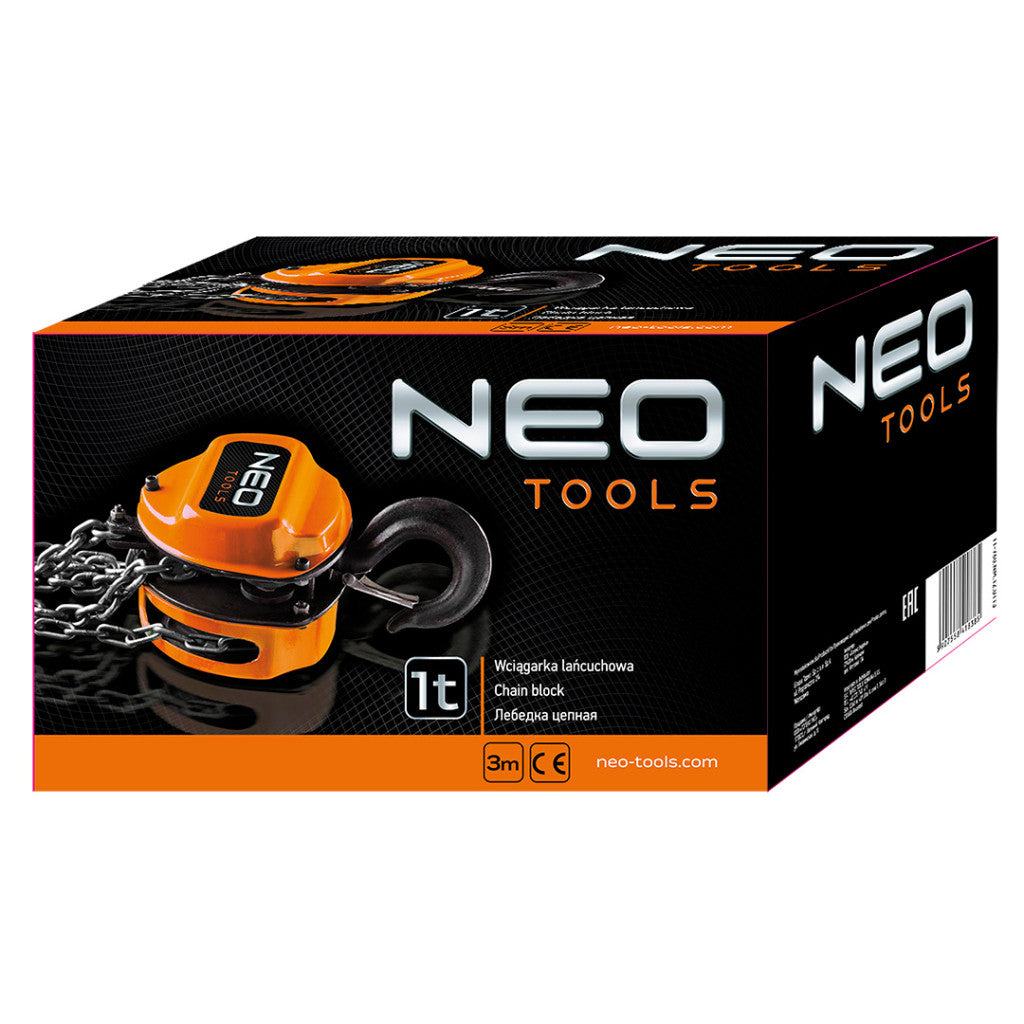 NEO TOOLS Láncos emelő 1t, 3m 11-760