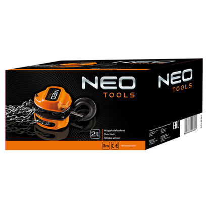NEO TOOLS Láncos emelő 2t, 3m 11-761