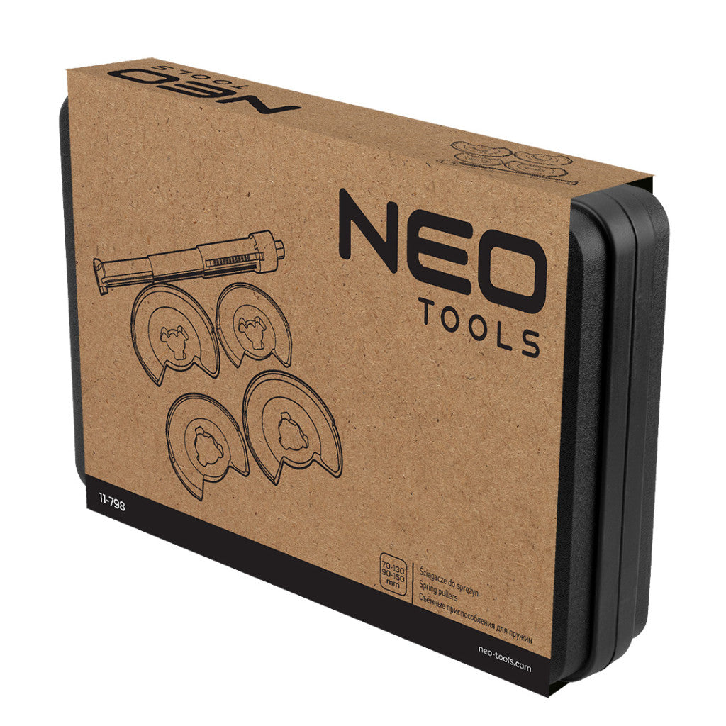 NEO TOOLS Rugóösszehúzó készlet TÁNYÉROS, teleszkópos 11-798