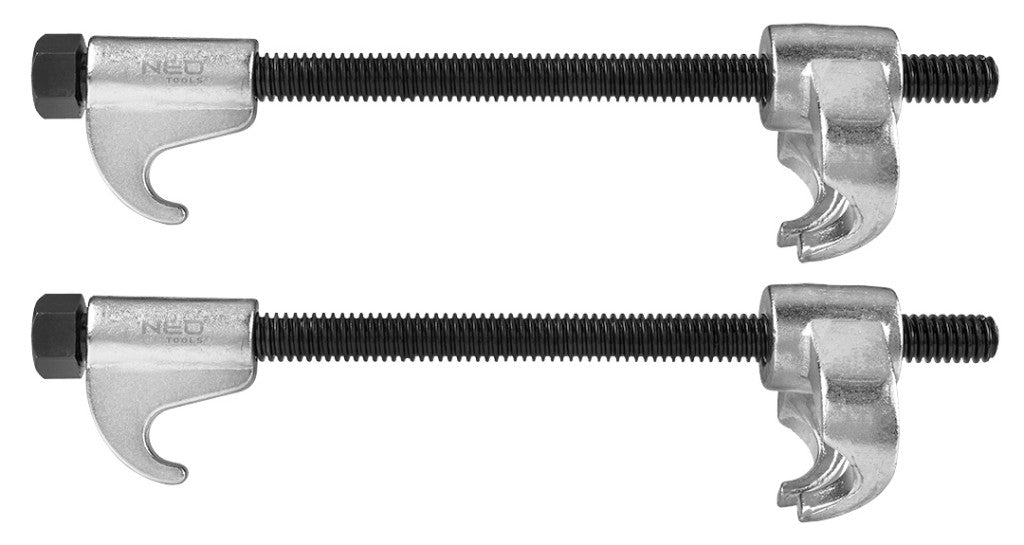 NEO TOOLS Rugóösszehúzó készlet, menetes, 30mm kovácsolt 3 körmös, 2db 11-808