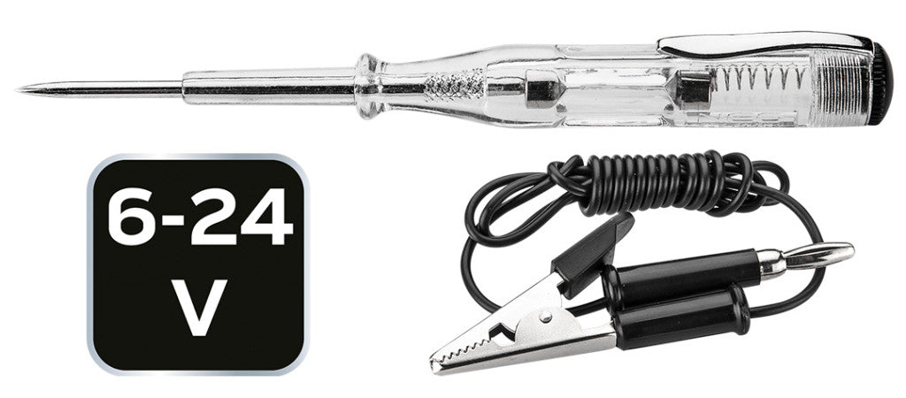 NEO TOOLS Autós feszültségvizsgáló, fázisceruza 6-24V 11-832