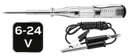 NEO TOOLS Autós feszültségvizsgáló, fázisceruza 6-24V 11-832