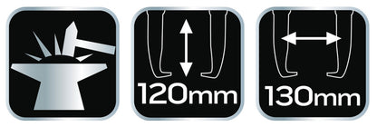 NEO TOOLS CSAPÁGYLEHÚZÓ 120x130mm, kétkörmös 11-867