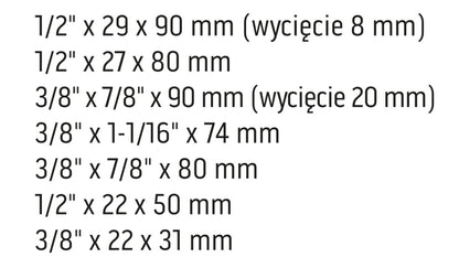 NEO TOOLS Injektor és lambdaszonda szerelő készlet, 7db 11-881