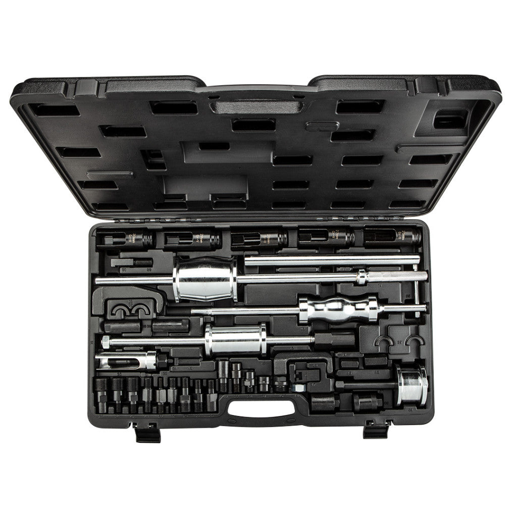 NEO TOOLS Befecskendezőfej kihúzó készlet csúszó kalapáccsal 11-884