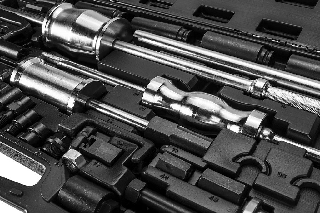 NEO TOOLS Befecskendezőfej kihúzó készlet csúszó kalapáccsal 11-884