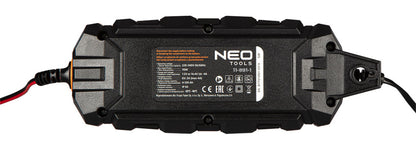 NEO TOOLS Automatikus akkumulátortöltő 4A/70W, 3-120Ah, savas / AGM / GEL akkumulátorokhoz 2 év garanciával 11-891-1