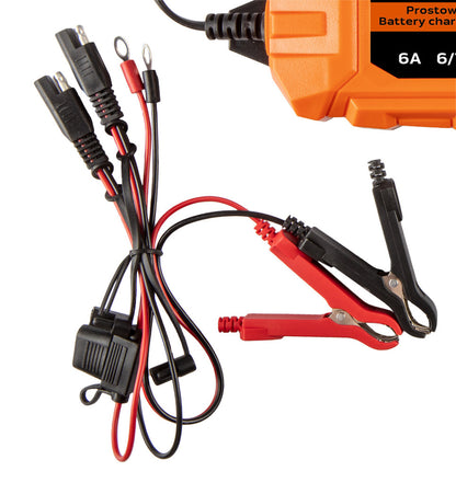 NEO TOOLS Automatikus akkumulátortöltő 10A/160W, 3-200Ah, savas / AGM / GEL akkumulátorokhoz 2 év garanciával 11-893-1