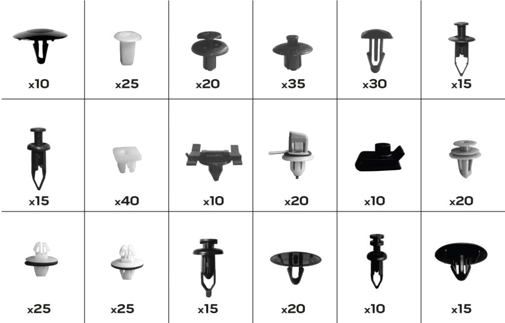 NEO TOOLS Gépkocsi rögzítő patent készlet, 360db, Toyota/Lexus 11-950