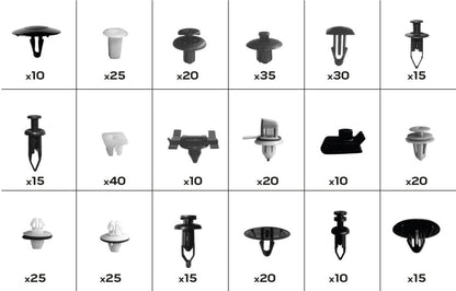 NEO TOOLS Gépkocsi rögzítő patent készlet, 360db, Toyota/Lexus 11-950