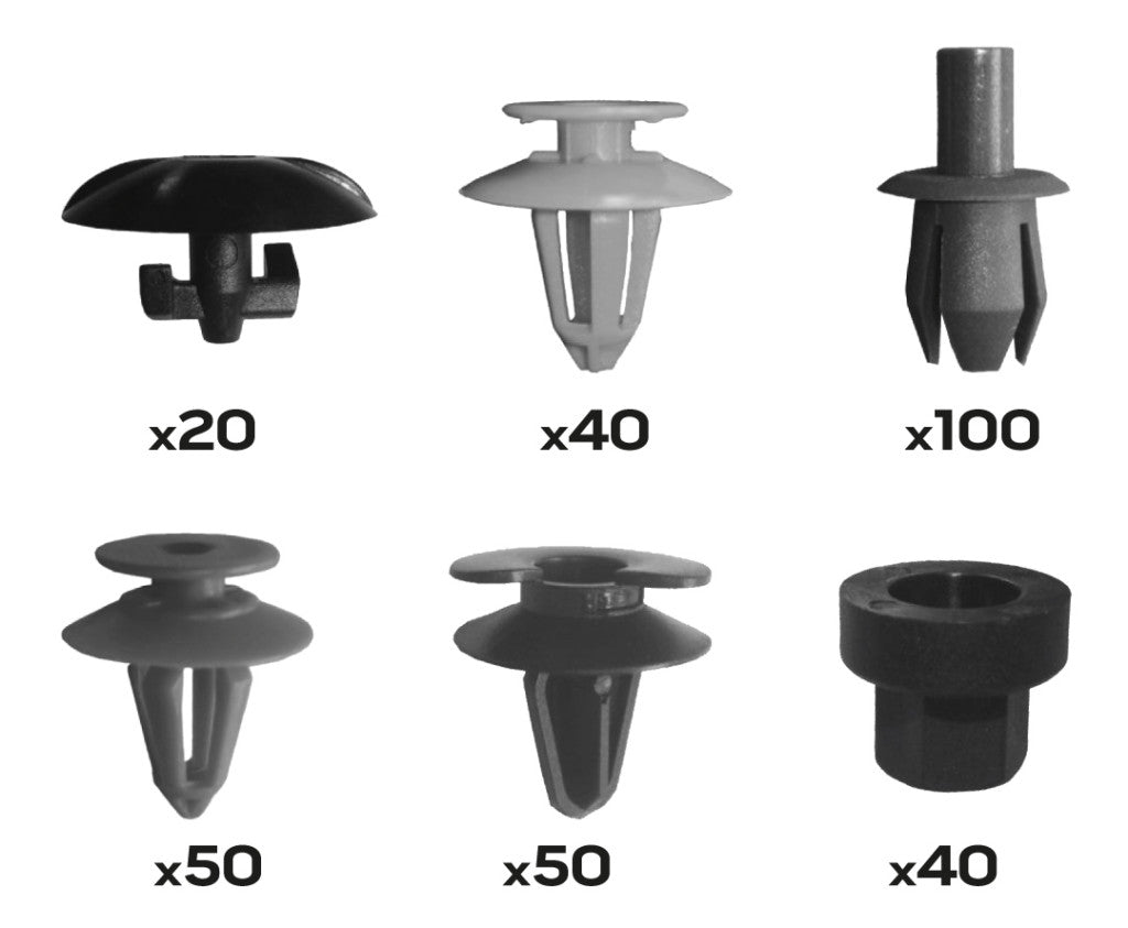 NEO TOOLS Gépkocsi rögzítő patent készlet, 300db, Opel 11-952