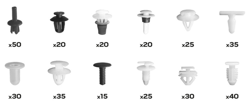 NEO TOOLS Gépkocsi rögzítő patent készlet, 345db, Peugeot 11-953