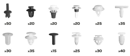 NEO TOOLS Gépkocsi rögzítő patent készlet, 345db, Peugeot 11-953