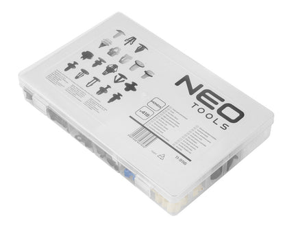 NEO TOOLS Gépkocsi rögzítő patent készlet, 418db, Honda 11-956
