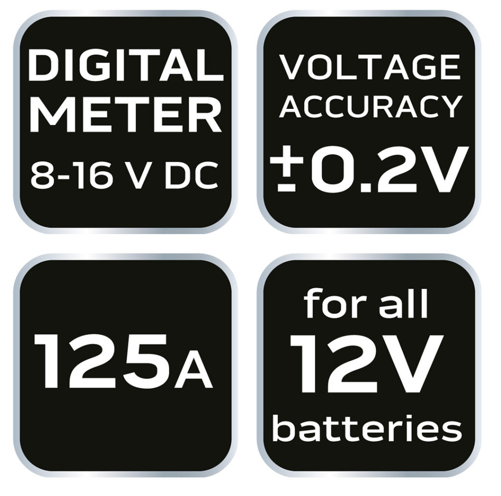 NEO TOOLS Akkumulátor teszter 125 A, 12 V - digital 2 év garanciával 11-985