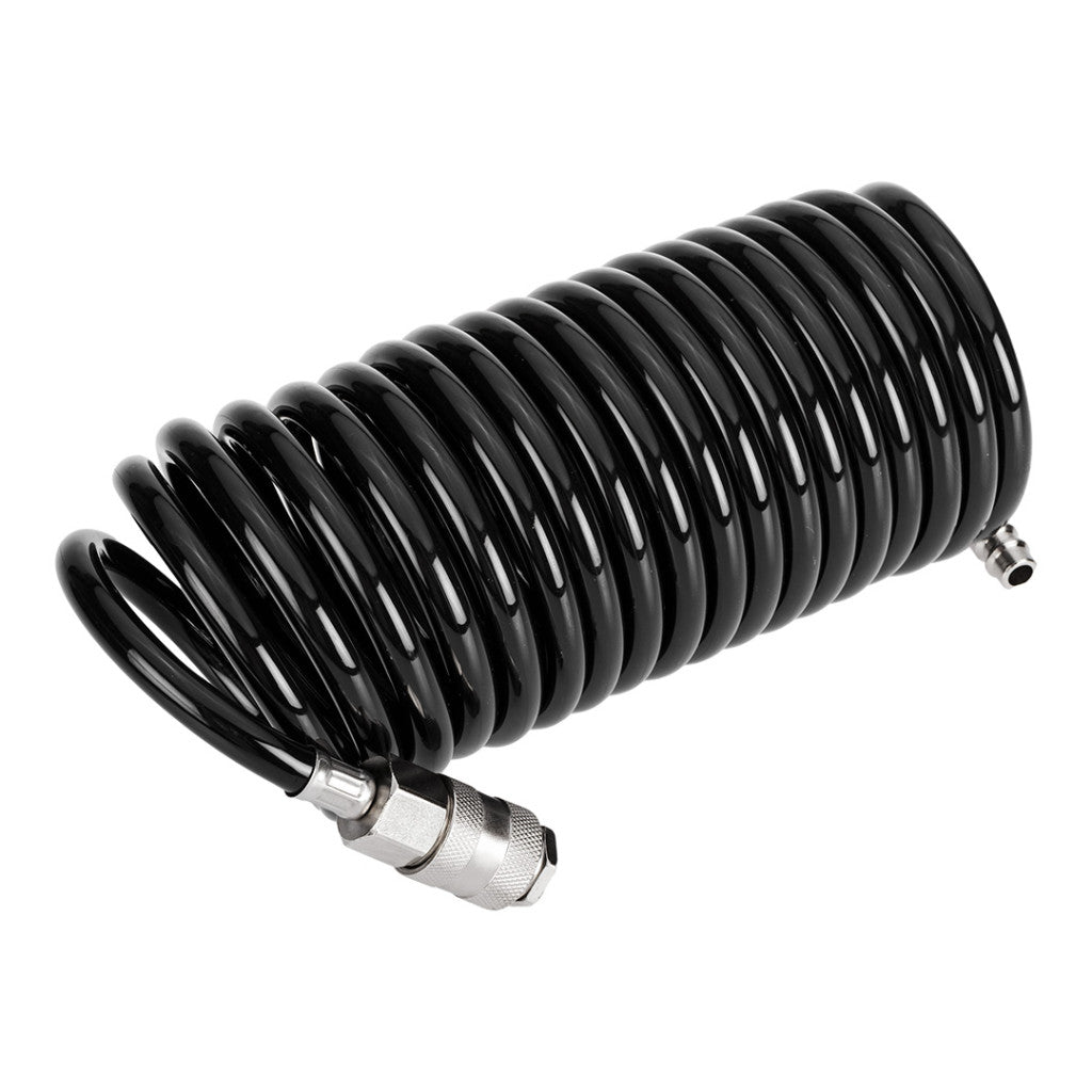NEO TOOLS Pneumatikus spiráltömlő, 6,5x10mm x 5m, PU 12-070-1