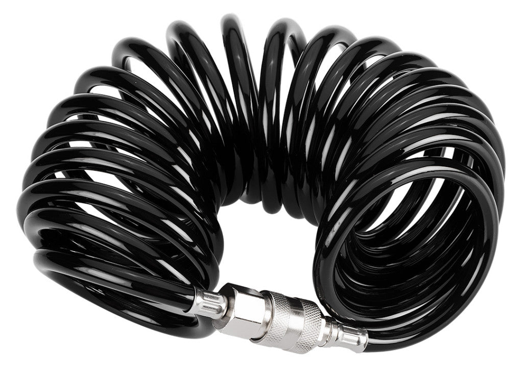 NEO TOOLS Pneumatikus spiráltömlő, 6,5x10mm x 10m, PU 12-071-1