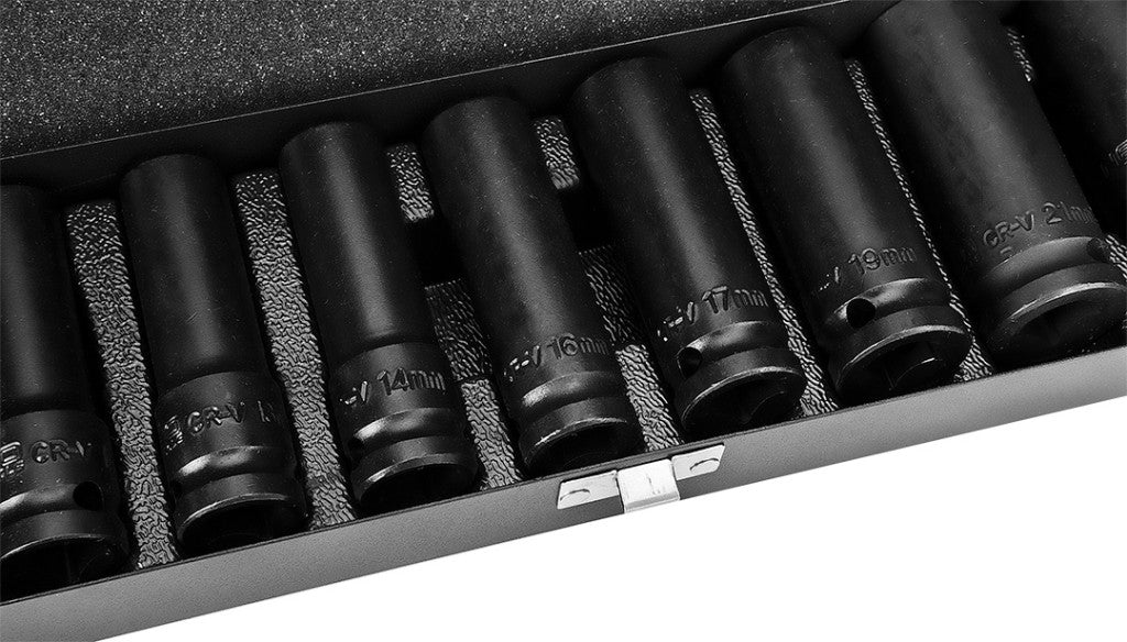 NEO TOOLS Gépi Dugókulcskészlet 1/2" 11db 10-24 12-102