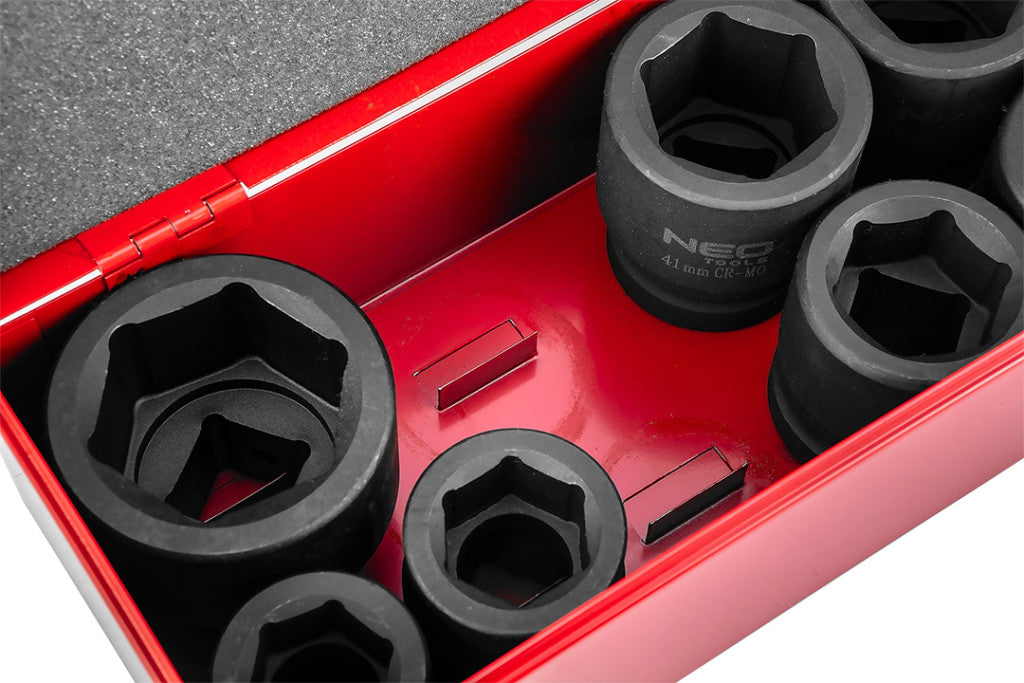 NEO TOOLS Gépi Dugókulcskészlet CRV 10db 27-50 12-105