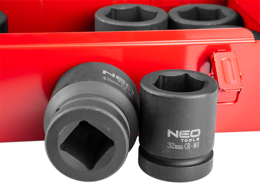 NEO TOOLS Gépi Dugókulcskészlet CRV 10db 27-50 12-105