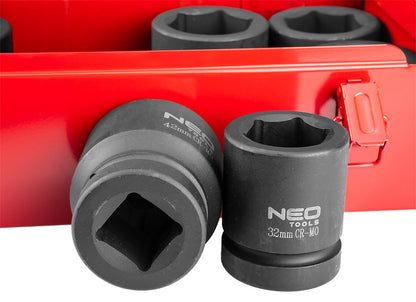 NEO TOOLS Gépi Dugókulcskészlet CRV 10db 27-50 12-105