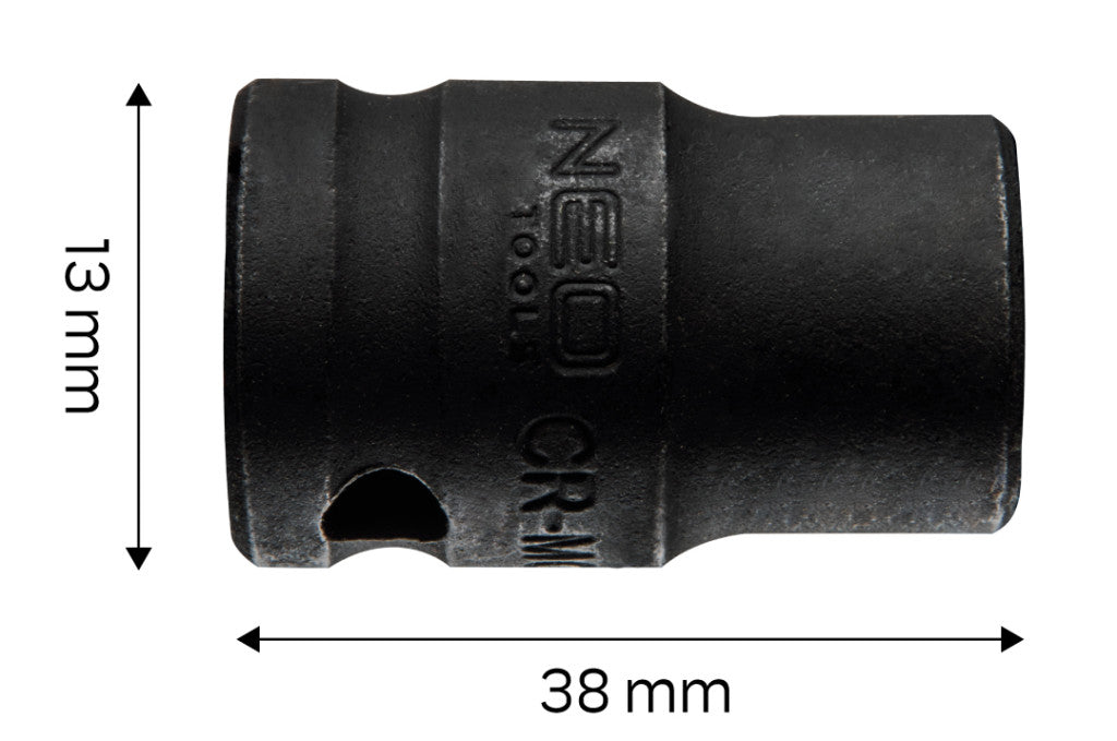 NEO TOOLS Gépi dugókulcs 1/2", 13mm, Cr-Mo 12-213