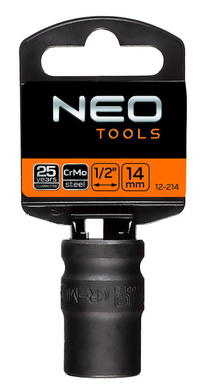 NEO TOOLS Gépi dugókulcs 1/2", 14mm, Cr-Mo 12-214