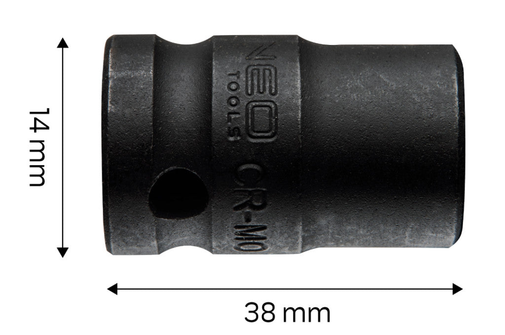 NEO TOOLS Gépi dugókulcs 1/2", 14mm, Cr-Mo 12-214