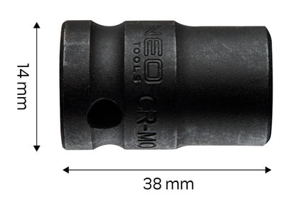 NEO TOOLS Gépi dugókulcs 1/2", 14mm, Cr-Mo 12-214