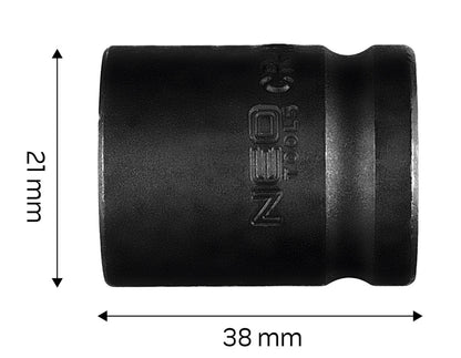 NEO TOOLS Gépi dugókulcs 1/2", 21mm, Cr-Mo 12-221