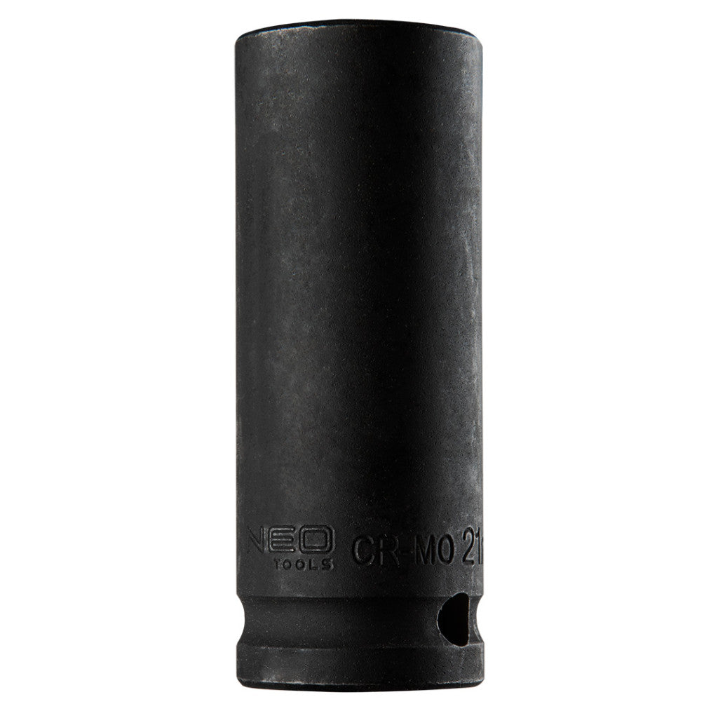 NEO TOOLS Hosszú Gépi dugókulcs 1/2", 21mm, Cr-Mo 12-321