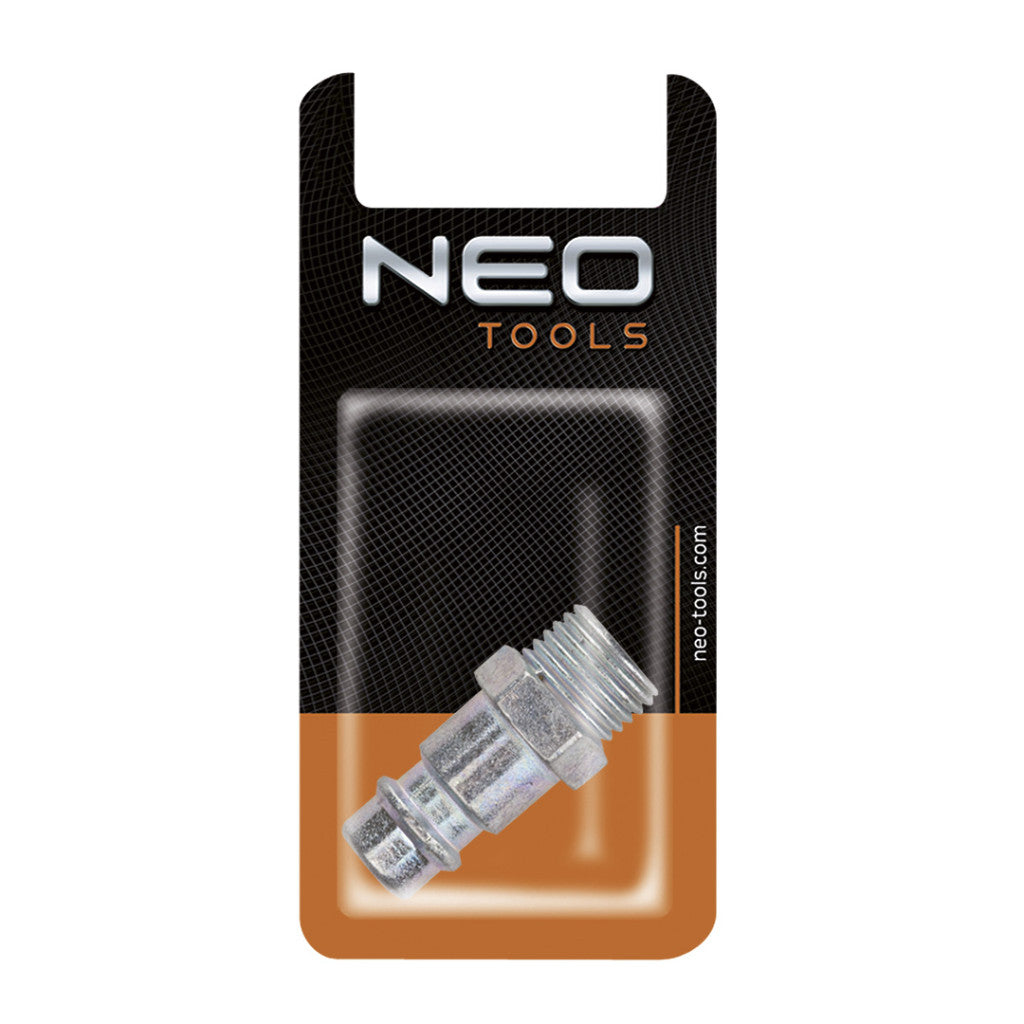 NEO TOOLS Pneumatikus csatlakozó ellendarab, 1/4" külsőmenetes 12-640
