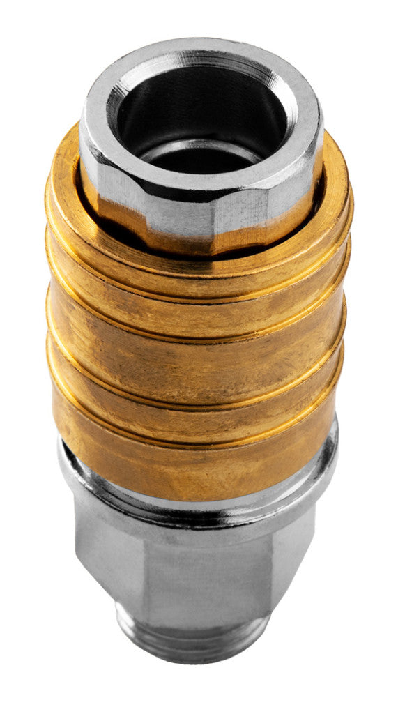NEO TOOLS Pneumatikus gyorscsatlakozó + ellendarab, 1/4" külsőmenet 12-645