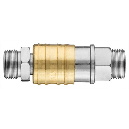 NEO TOOLS Pneumatikus gyorscsatlakozó + ellendarab, 3/8" külsőmenet 12-646